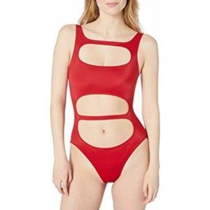NORMA KAMALI Cut Out One Piece Swimsuit